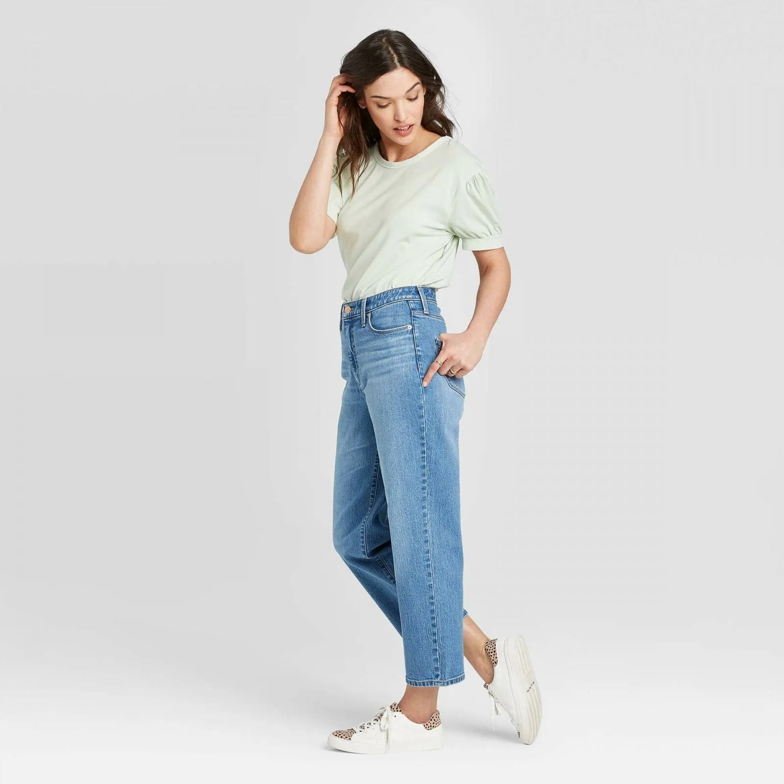 Universal Thread Women's Puff Short Sleeve T Shirt