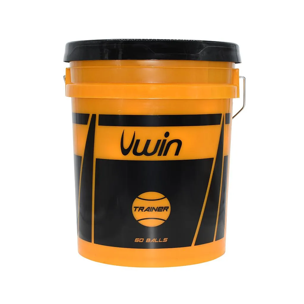 Uwin Trainer Tennis Balls - Bucket of 60 balls -DS