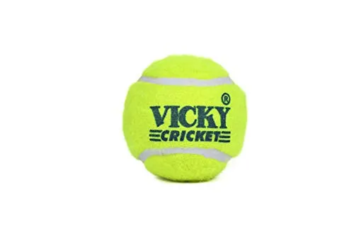 Vicky Rubber Cricket Tennis Ball (Green).
