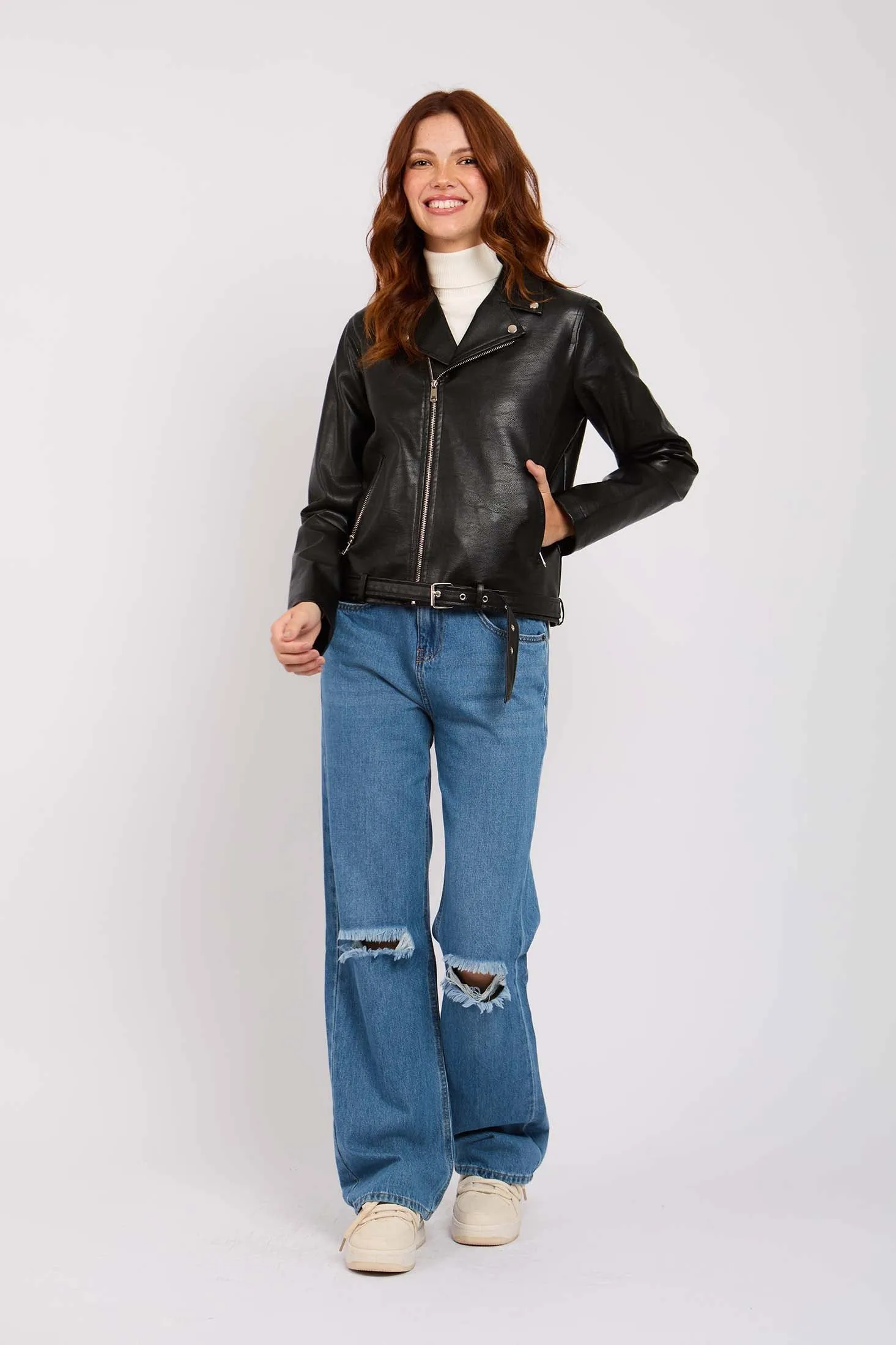 Women Wide Leg Baggy Black Pant