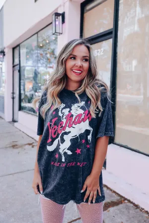 Yeehaw Made In The West Graphic Tee - Black