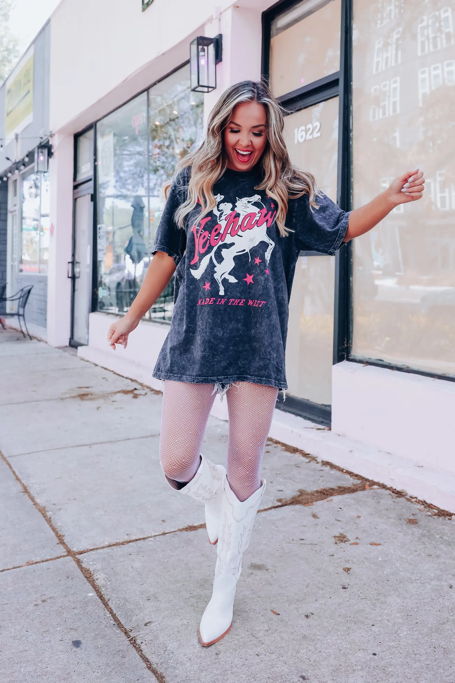 Yeehaw Made In The West Graphic Tee - Black