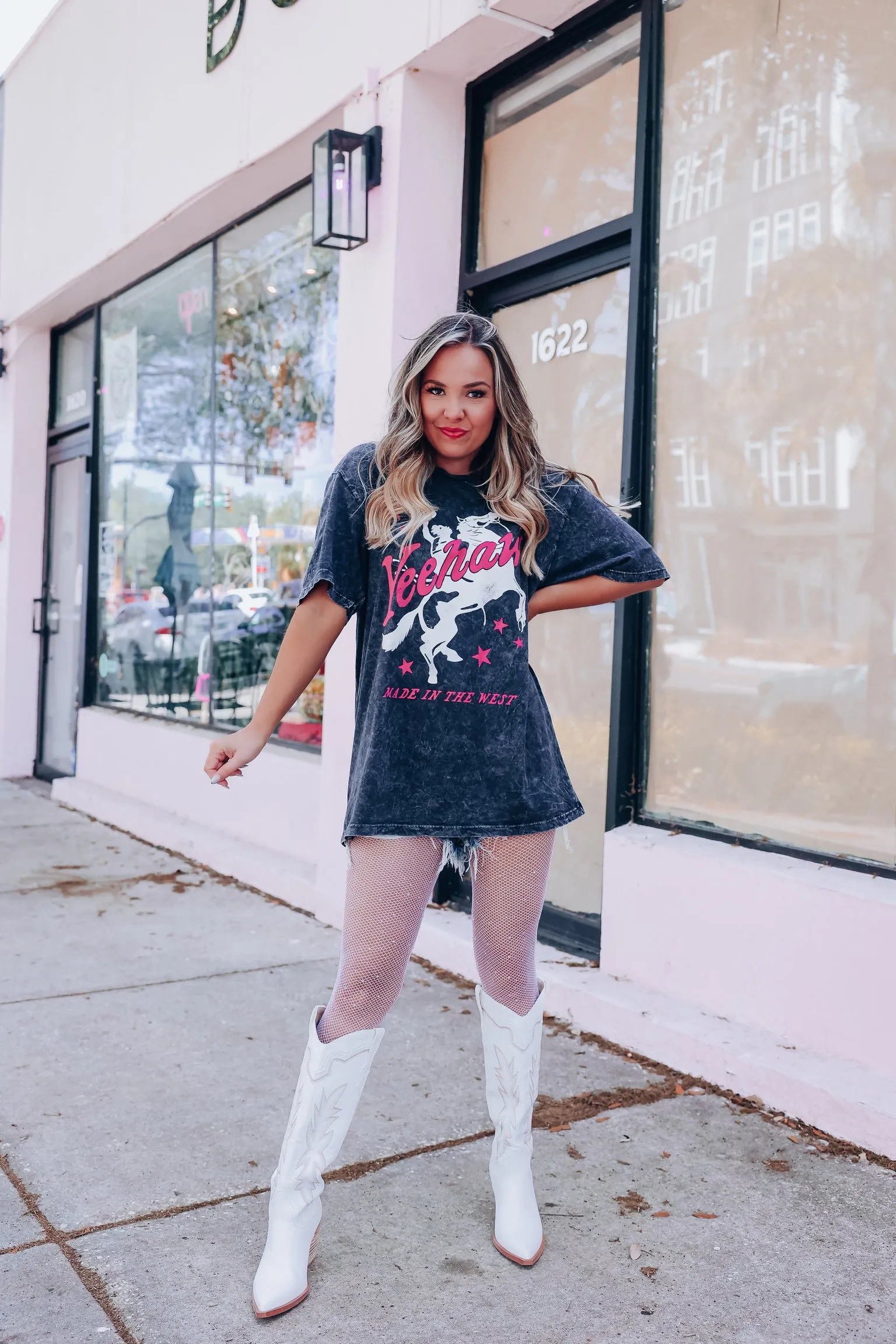 Yeehaw Made In The West Graphic Tee - Black