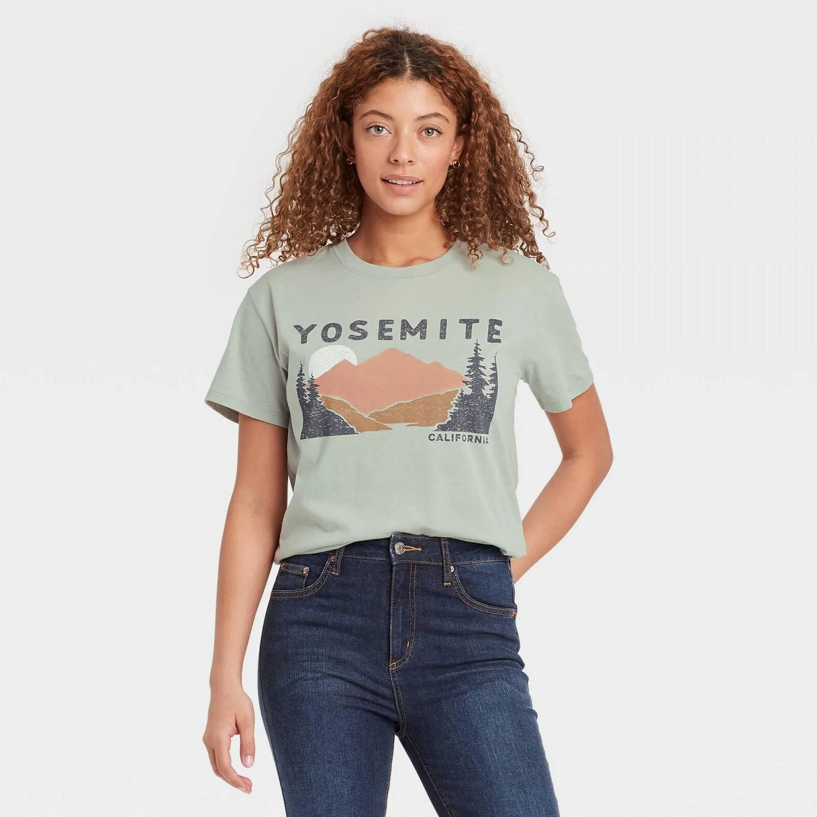 Zoe liv Women's Yosemite Short Sleeve Graphic T-Shirt